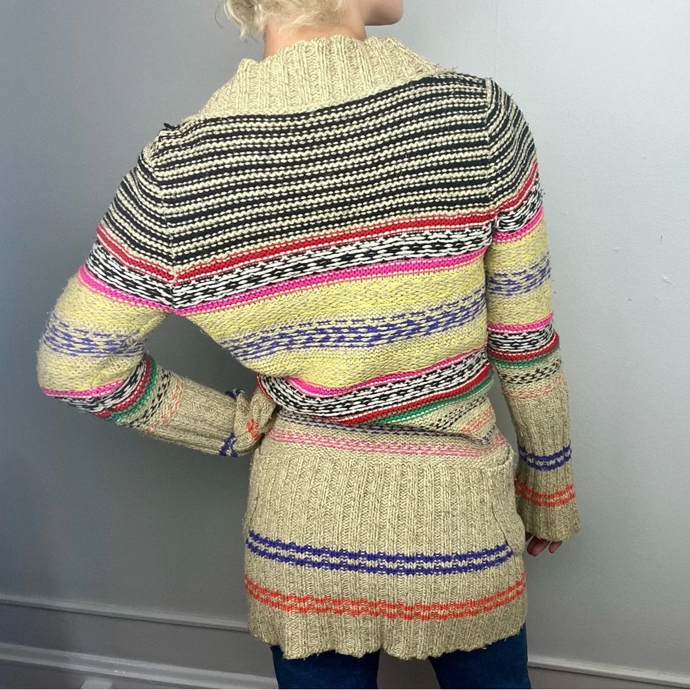 FREE PEOPLE long boho knit cardigan - Picture 3 of 4